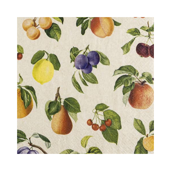 4022664104692 - Motivserviette 25x25cm ECO Obst 4022664104692 142200