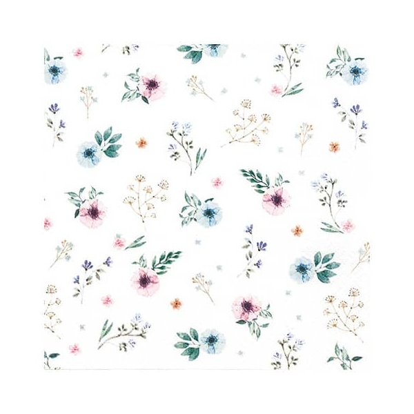 4022664231541 - Lunchservietten Flora - 33 x 33 cm 20 Stück 4022664231541 HOM 4022664231541 - Lunchservietten Flora - 33 x 33 cm 20 Stück 4022664231541 HOM