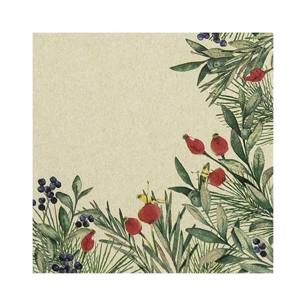 4022664617451 - WeihnZelltuchserviette ECO 33x33cm 4022664617451 HOME F