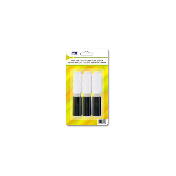4022792817266 - Nähgarn-Set matt schwarzweiß 08 mm x 6x 1500 m 4022792817266 6 Rolle 4022792817266 - Nähgarn-Set matt schwarzweiß 08 mm x 6x 1500 m 4022792817266 6 Rolle