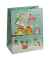 Geschenktasche 82018-SG Weihnachten Kinder, Weihnachten, Baumwollkordel, 6 Motive sortiert, 18cm x 23cm