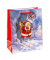 Geschenktasche 84017-SG Weihnachten Serie 7, Weihnachten, Kunststoffkordel mit Karte, 6 Motive sortiert, 18cm x 23cm
