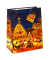 Geschenktasche 84017-SG Weihnachten Serie 7, Weihnachten, Kunststoffkordel mit Karte, 6 Motive sortiert, 18cm x 23cm