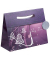 Geschenktasche 86417-SG Weihnachten Elegant, Weihnachten, Aussparung im Material, 4 Motive sortiert, Baum,Glocken,Kugeln,Eiskris