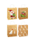 Geschenktasche 88317-SG Weihnachten Serie 3, Weihnachten, Papierkordel, 4 Motive sortiert, Rentier,Weihnachtsmann,Eisbär,Kugeln,
