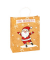 Geschenktasche 88318-SG Weihnachten Serie 1, Weihnachten,  Papierkordel, 1x Rentier, 1xWeihnachtsmann, 26cm x 32cm