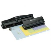 Zeitplaner-Locher T6001, schwarz, bis 0,4mm 6 Blatt