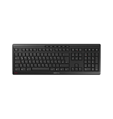 CHERRY STREAM wireless Tastatur kabellos schwarz