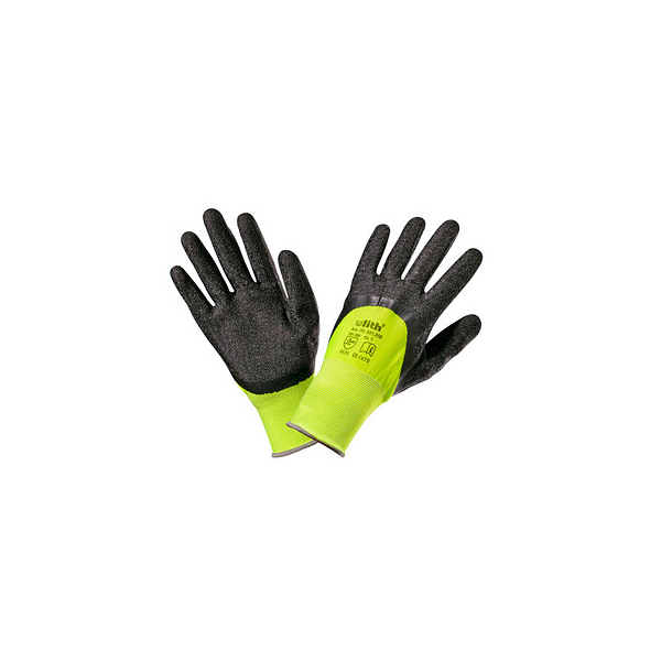 4025648050497 - Arbeitshandschuhe Latexkautschuk schwarz neongelb Größe 9 L 4025648050497 Ulith 4025648050497 - Arbeitshandschuhe Latexkautschuk schwarz neongelb Größe 9 L 4025648050497 Ulith
