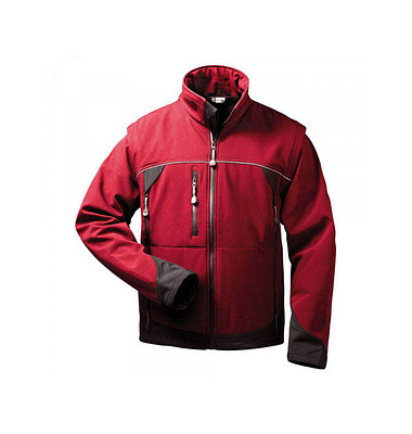 Jacke OMEGA, Softshell, rot, Größe S Jacke OMEGA, Softshell, rot, Größe S