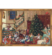 Adventskalender 70129 Postkarte nostalgische Weihnacht