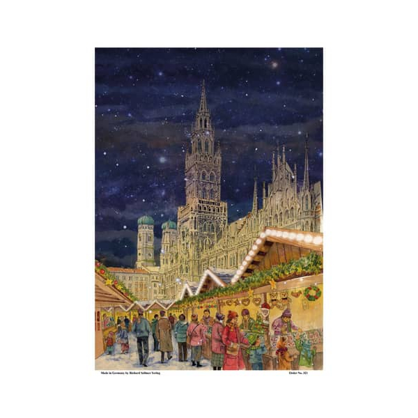 5 Stück SELLMER Adventskalender 321 München München 4025985993211 SELLMER