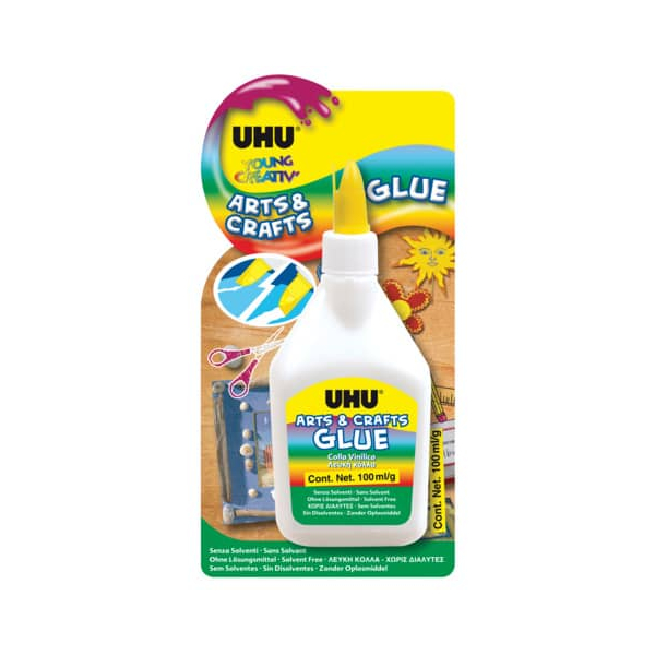 10 Stück UHU Bastelkleber 38995 Arts&Crafts, 100ml 4026700389951 UHU 100 Milliliter