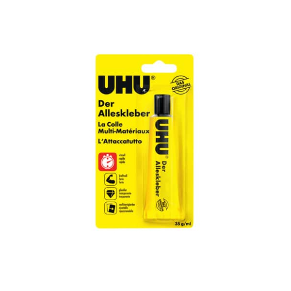 10 Stück UHU Alleskleber 45020 Original, 35g, permanent 4026700450200 UHU 35 Gramm