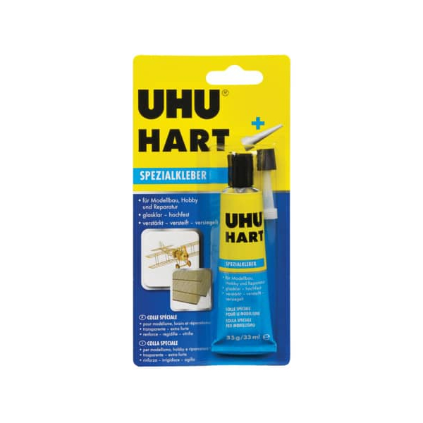 6 Stück UHU Spezialkleber 45495 HART, 35g, permanent 4026700454956 UHU 35 Gramm
