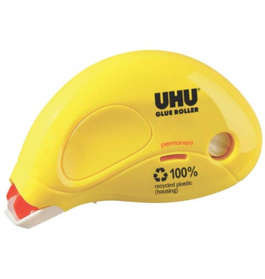 Kleberoller 46175 Permanent, 6,5mm x 9,5m, gelb