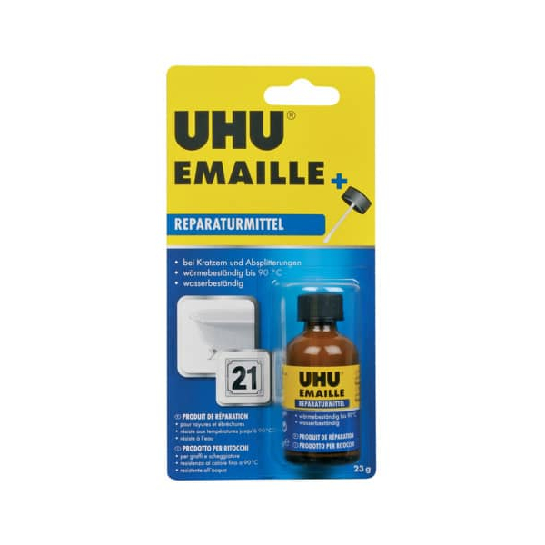 6 Stück UHU Spezialkleber 46825 EMAILLE, 23g, permanent 4026700468250 UHU 23 Gramm