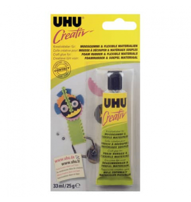 Spezialkleber 47195 Creativ MOOSGUMMI & FLEXIBLE MATERIALIEN, 33ml, permanent