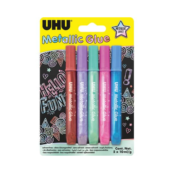 4026700473056 - Bastelkleber 47305   47306 Metallic Glue 5x10g permanent 4026700473056 50 Gramm