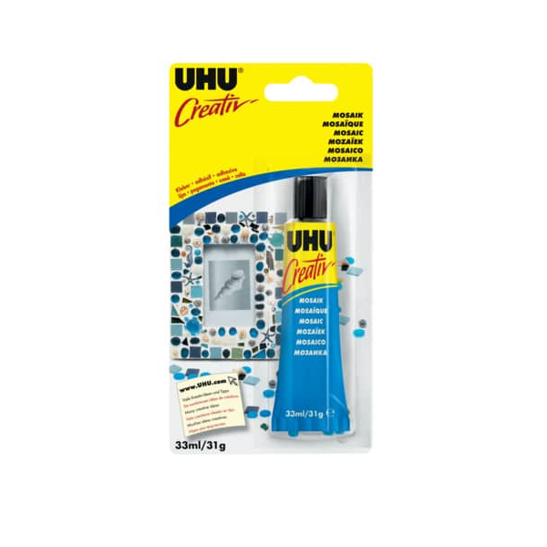 6 Stück UHU Spezialkleber 47335 Creativ MOSAIK, 33ml, permanent 4026700473353 UHU 33 Milliliter