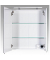 MÖBELPARTNER Spiegelschrank Dorina weiß glanz 60,0 x 15,8 x 70,7 cm