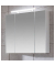 MÖBELPARTNER Spiegelschrank Dorina weiß glanz 80,0 x 20,0 x 75,0 cm