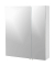 MÖBELPARTNER Spiegelschrank Basic weiß glanz 60,0 x 16,0 x 70,7 cm