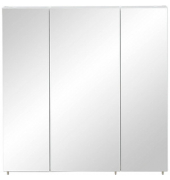 MÖBELPARTNER Spiegelschrank Basic weiß glanz 70,0 x 16,0 x 70,7 cm