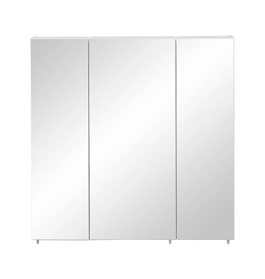 MÖBELPARTNER Spiegelschrank Basic weiß glanz 70,0 x 16,0 x 70,7 cm