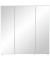 MÖBELPARTNER Spiegelschrank Basic weiß glanz 70,0 x 16,0 x 70,7 cm