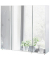 MÖBELPARTNER Spiegelschrank Basic weiß glanz 80,0 x 16,0 x 70,7 cm