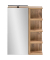 MÖBELPARTNER Spiegelschrank Matteo eiche landhaus 50,0 x 16,0 x 76,0 cm