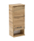 MÖBELPARTNER Hängeschrank Nora eiche landhaus 30,3 x 20,5 x 70,8 cm