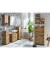 MÖBELPARTNER Badschrank Nora eiche landhaus 30,3 x 32,6 x 116,9 cm
