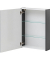 MÖBELPARTNER Spiegelschrank Basic anthrazit 50,0 x 15,9 x 70,7 cm
