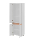 MÖBELPARTNER Badschrank Cosmo weiß 56,9 x 33,0 x 164,5 cm