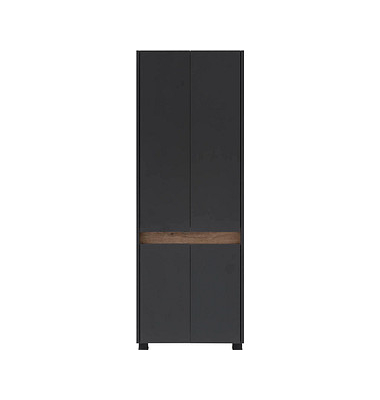 MÖBELPARTNER Badschrank Cosmo anthrazit 56,9 x 33,0 x 164,5 cm