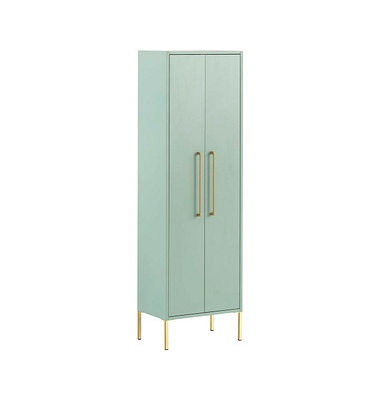MÖBELPARTNER Badschrank Sarah mint 46,2 x 30,1 x 154,7 cm