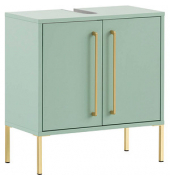 MÖBELPARTNER Waschbeckenunterschrank Sarah mint 57,1 x 30,1 x 61,2 cm