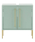 MÖBELPARTNER Waschbeckenunterschrank Sarah mint 57,1 x 30,1 x 61,2 cm