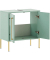 MÖBELPARTNER Waschbeckenunterschrank Sarah mint 57,1 x 30,1 x 61,2 cm