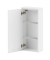 MÖBELPARTNER Badschrank Duo kreideweiß 32,7 x 16,3 x 72,3 cm