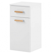 MÖBELPARTNER Waschtischunterschrank Duo kreideweiß 32,7 x 35,3 x 67,0 cm
