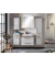 MÖBELPARTNER Waschtischunterschrank Duo kreideweiß 32,7 x 35,3 x 67,0 cm