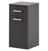 MÖBELPARTNER Waschtischunterschrank Duo anthrazit 32,7 x 35,3 x 67,0 cm
