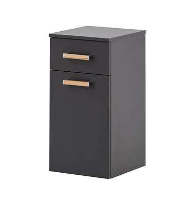 MÖBELPARTNER Waschtischunterschrank Duo anthrazit 32,7 x 35,3 x 67,0 cm -  Bürobedarf Thüringen