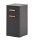 MÖBELPARTNER Waschtischunterschrank Duo anthrazit 32,7 x 35,3 x 67,0 cm