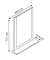 MÖBELPARTNER Spiegel Jonte kreideweiß 60,0 x 13,5 x 77,1 cm