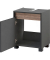 MÖBELPARTNER Waschbeckenunterschrank Cosmo anthrazit 41,8 x 33,0 x 54,6 cm