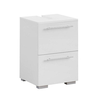 MÖBELPARTNER Waschbeckenunterschrank Carlos weiß 40,2 x 35,0 x 59,1 cm